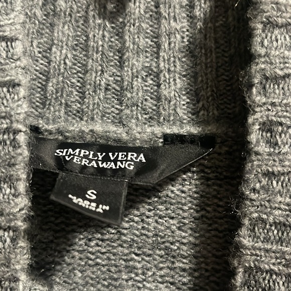 Simply Vera-Vera Wang Pullover Ombre Striped Gradient Mock Turtleneck Sweater - Picture 5 of 6